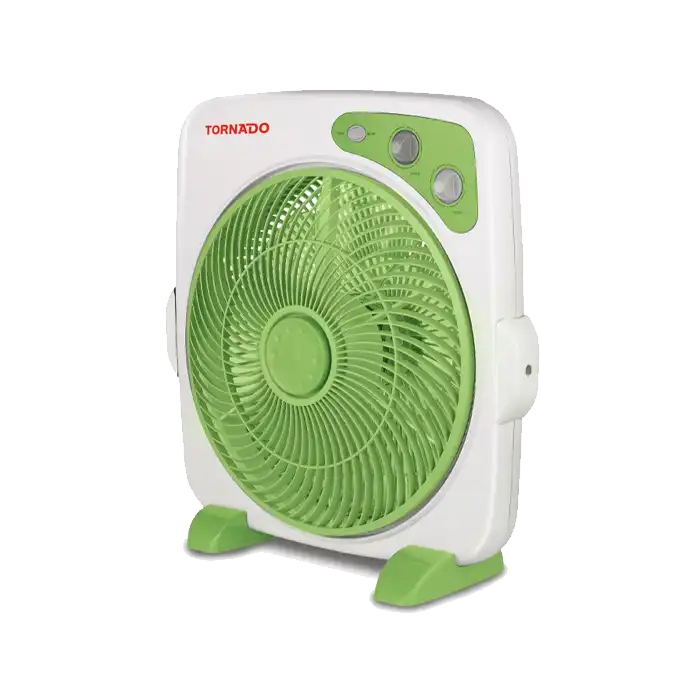 TORNADO Box Fan Without Remote Control, 14 Inch, Blue Or Green - B-BXT-35