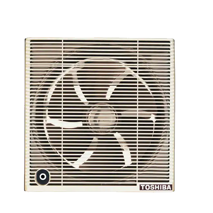 TOSHIBA Bathroom Ventilating Fan, With Privacy Grid, 25 cm, Brown Or Off White  - VRH25S1C