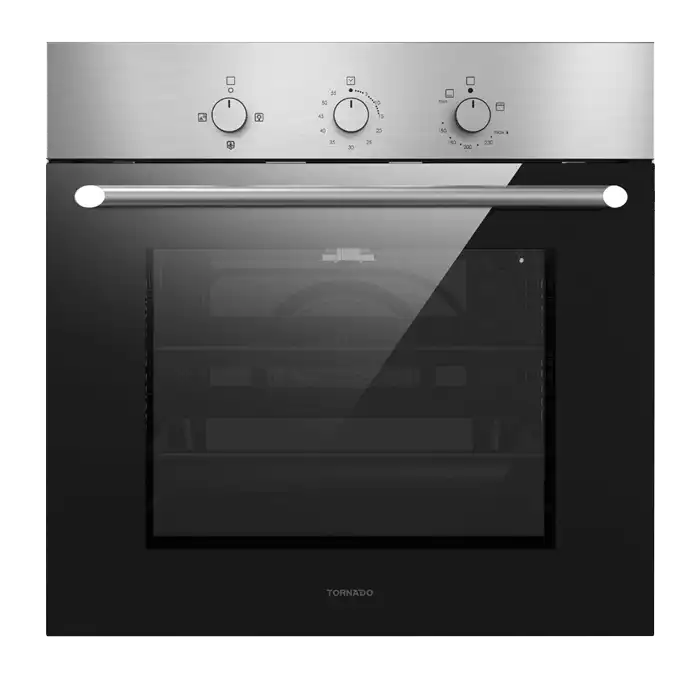 Tornado Built-In Gas Oven With Grill, 67 Liters, 60 Cm, Stainless Steel - GO-VM60CSU-S