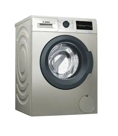 Bosch Front Loading Digital Washing Machine, 8 KG, Inox Silver - WAJ2018SEG