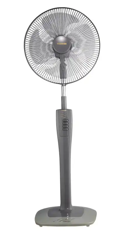 TORNADO Stand Fan without Remote Control, 16 Inch, Grey Or Maroon - EFS-74(PS)