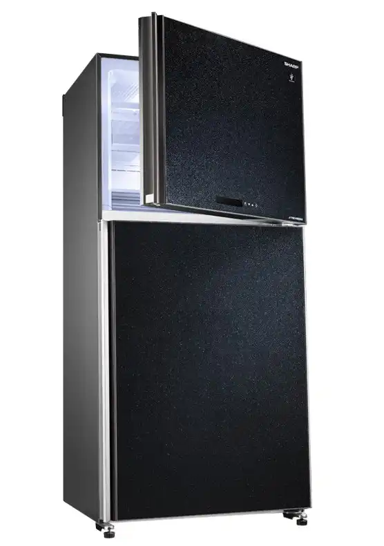 SHARP Refrigerator Inverter Digital, No Frost, 538 Liter, Black - SJ-GV69G-BK