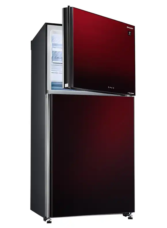 SHARP Refrigerator Inverter Digital, No Frost, 538 Liter, Red - SJ-GV69G-RD