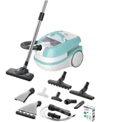 Bosch 3 in 1 Wet and Dry Vacuum Cleaner, 2000 Watt, Turquoise - BWD420HYG