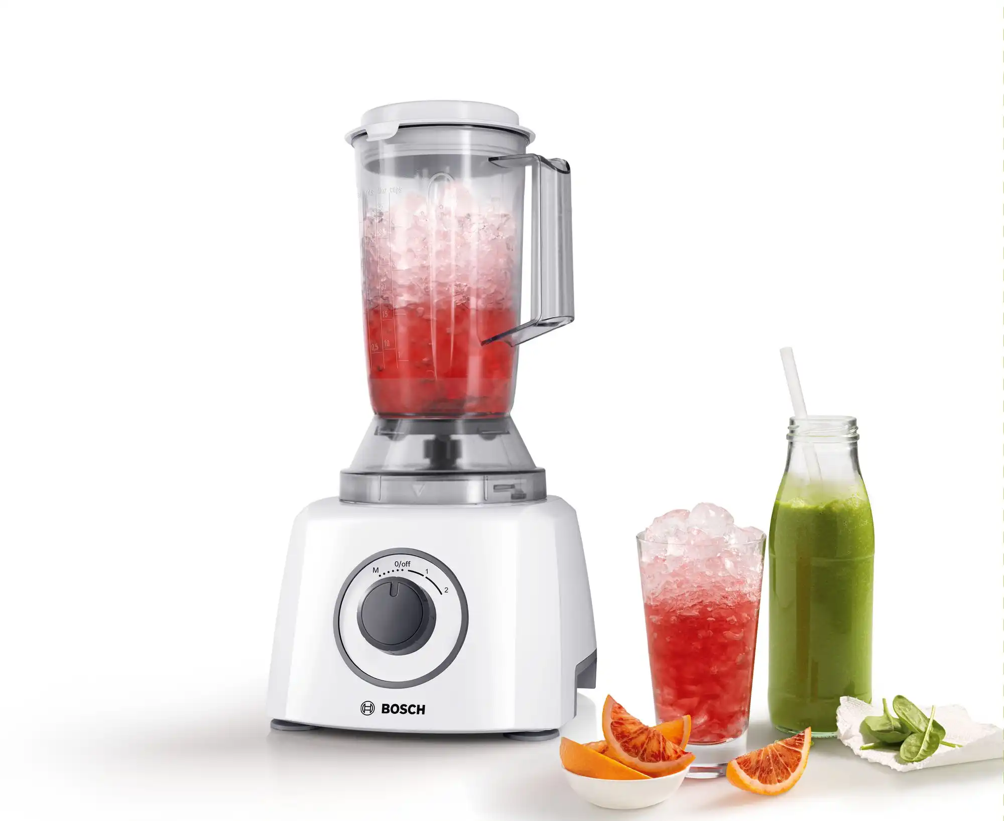 بوش محضر الطعام مالتى تالنت 3 ، 800 واط، ابيض - MCM3200W