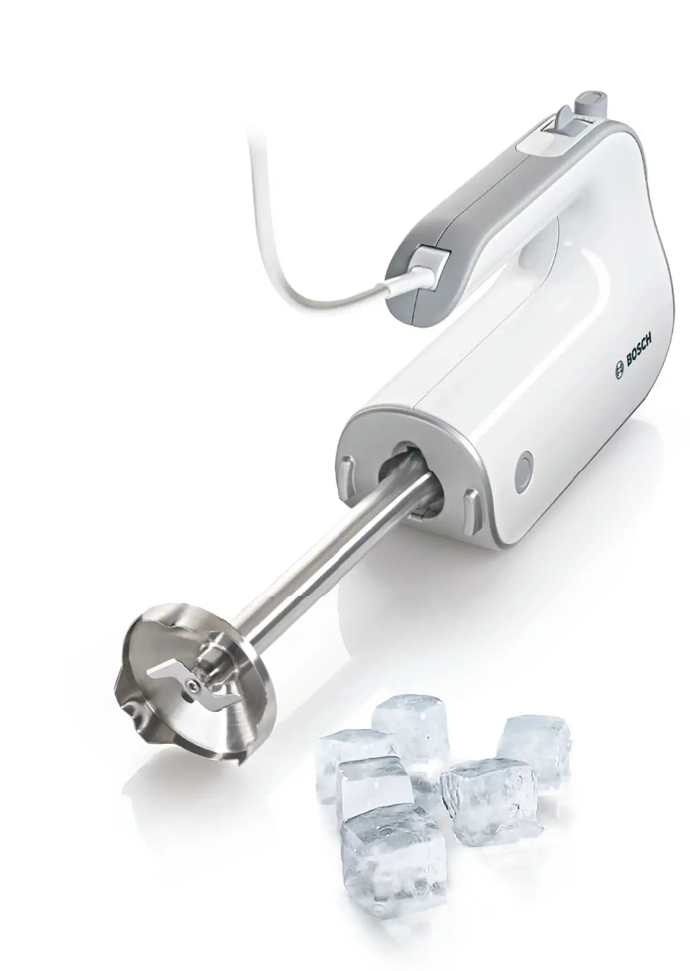 بوش عجان يدوى  بالملحقات، 500 واط، ابيض - MFQ4080