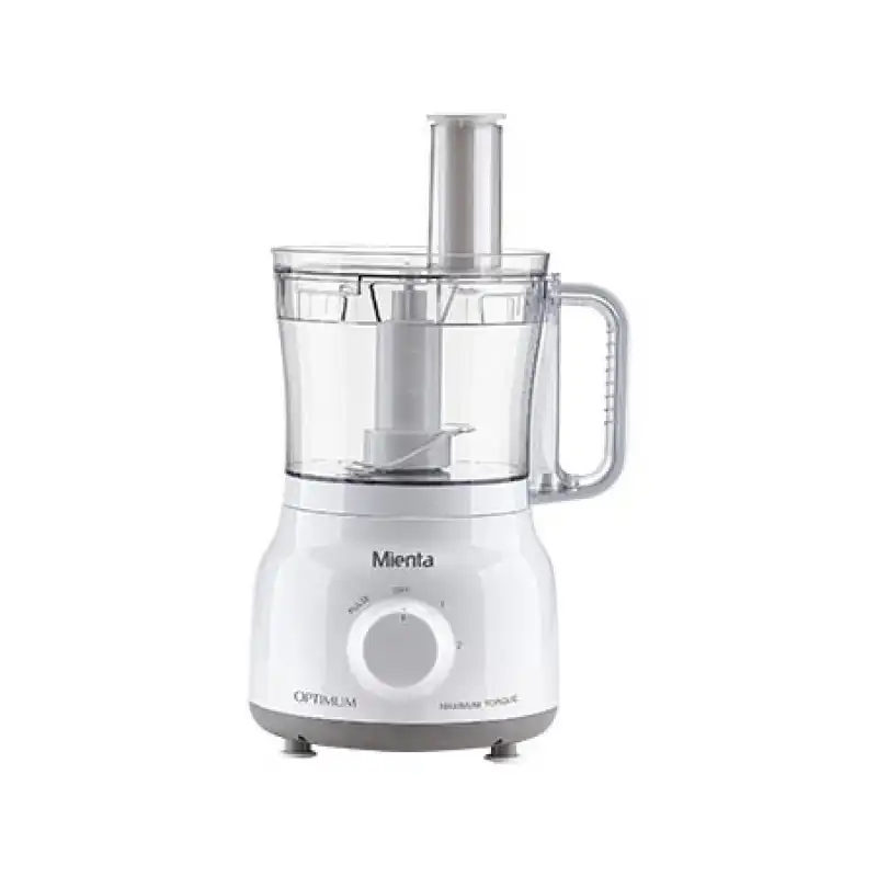 Mienta Food Processor, 800 Watt, White - FP14922A