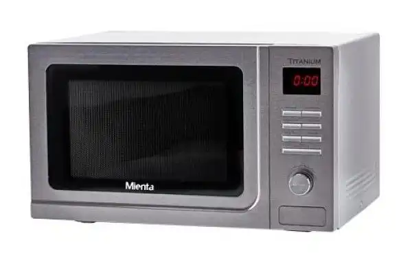 Mienta Digital Microwave With Grill, 34 Liter, 1000 Watt, Silver - MW32317A