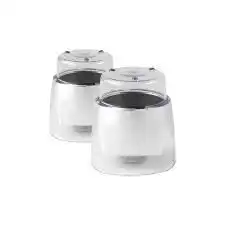 Mienta Blender With Grinder And Mill, 1Liter, 400 Watt, White - BL-242