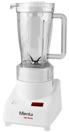 Mienta Super Blender With Grinder And Mill, 1 Liter, 500 Watt, White - BL-721