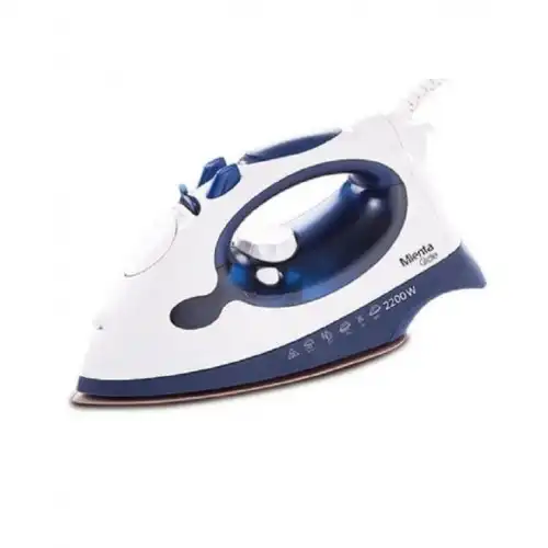 Mienta Glid Steam Iron, 2200 W, White / Blue - SI18103E