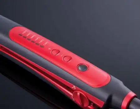 Mienta Suave Ceramic Hair Straightener, Red Black - HS24106A