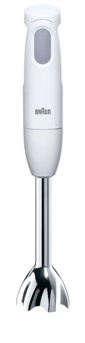 Braun MultiQuick 1 Hand Blender with chopper, 450 Watt, White / Grey - MQ 120