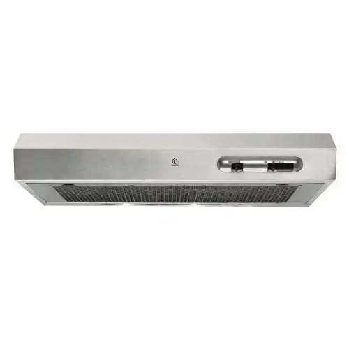 Indesit Built-In Visor Hood, 60 cm, Silver - ISLK 66 AS X
