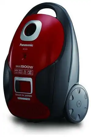 Panasonic Canister Vacuum Cleaner, 1900 Watt, Red - MC-CJ911