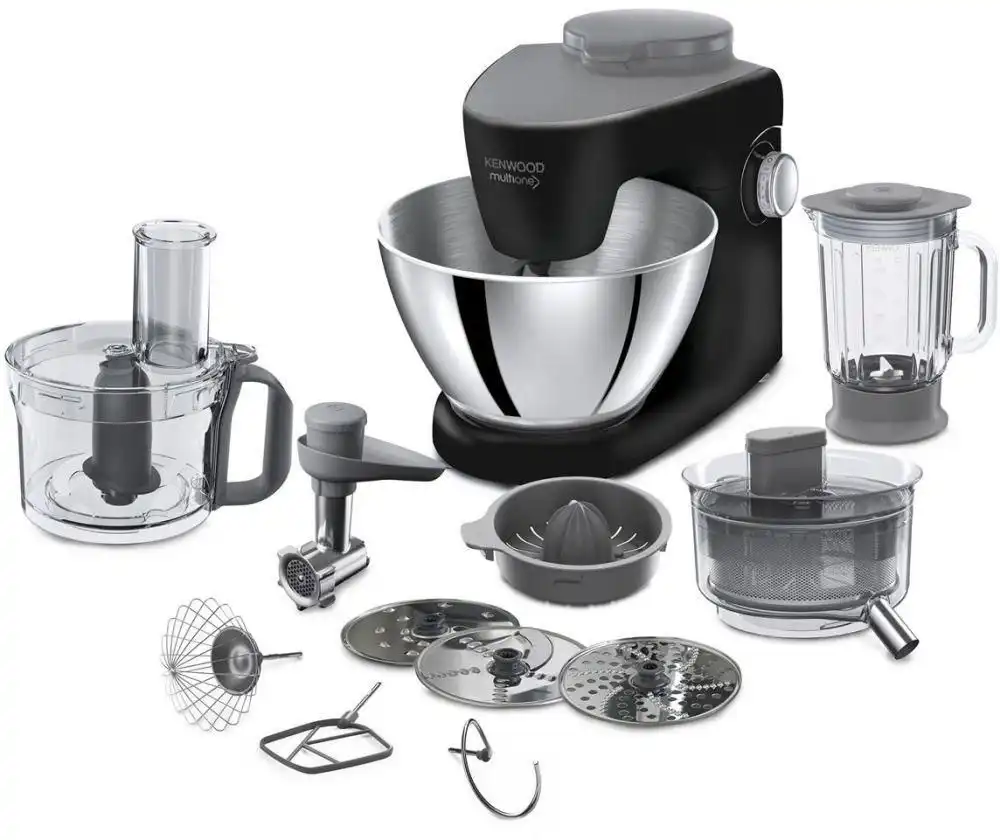 Kenwood MultiOne Kitchen Machine, 4.3 Liter, 1000 Watt, Black - KHH326BK