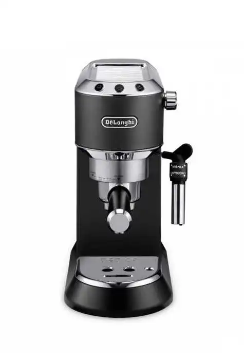 Delonghi Dedica Pump Espresso and Coffee Machine, 1100 Watt, Black - EC685.BK
