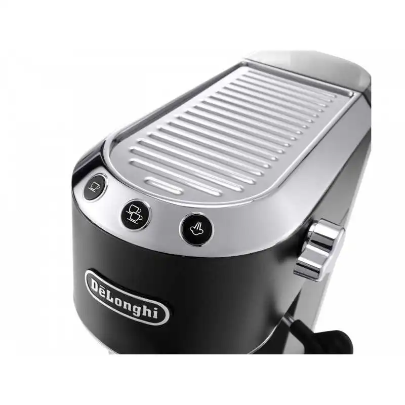 Delonghi Dedica Pump Espresso and Coffee Machine, 1100 Watt, Black - EC685.BK