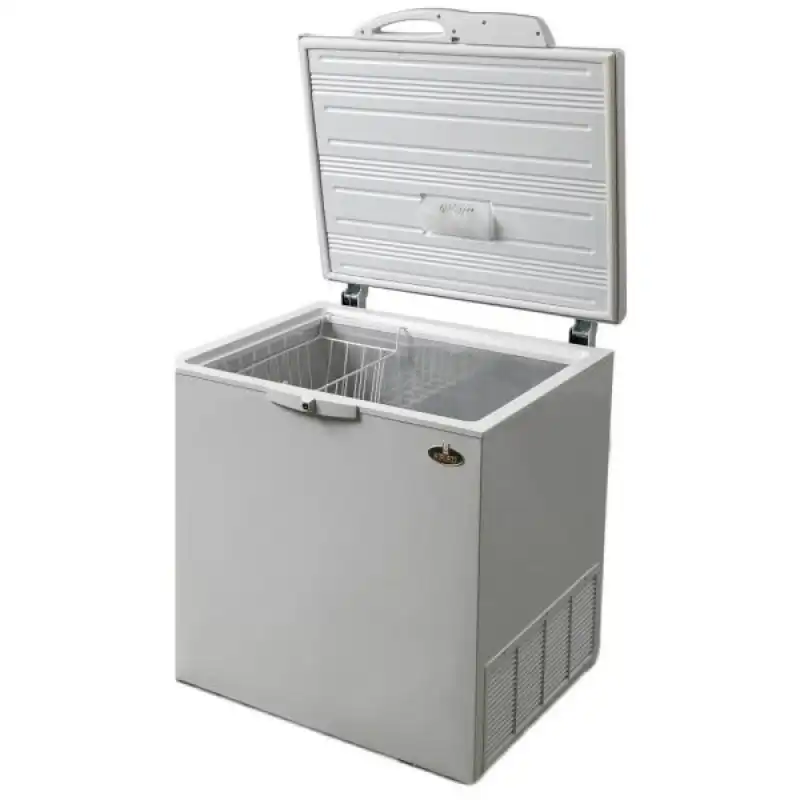 Kiriazi Freestanding Chest Freezer, Defrost, 178 Liter, White - KH185 CF