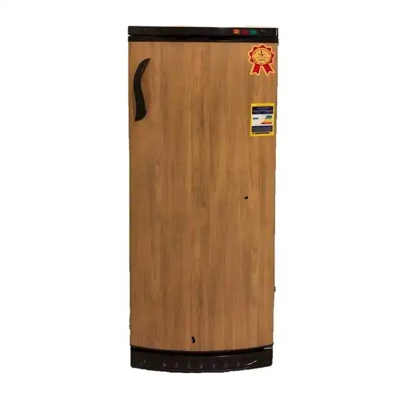 Aِlaska Freestanding Upright Freezer, No frost, 5 Drawers, 135L Brown 5 drawer