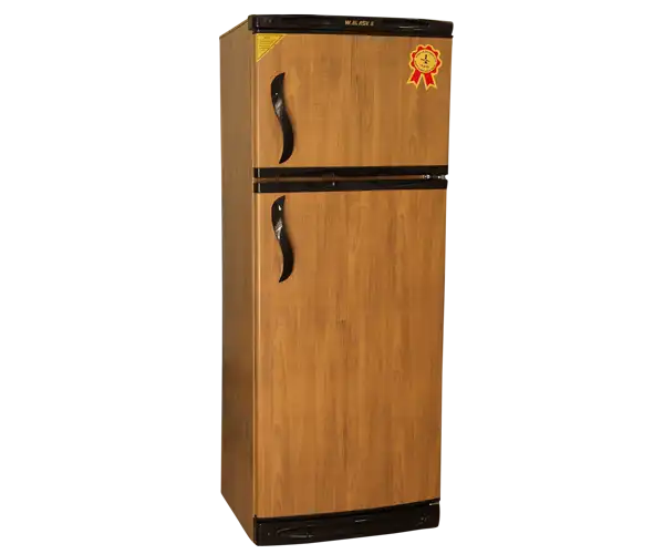 Alaska Freestanding Refrigerator, Defrost, 2 Doors, 337 liter, Brown - KSD 335