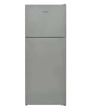 ثلاجة نوفروست براندت، 2 باب، سعة 518 لتر، فضي - BFD650SEG