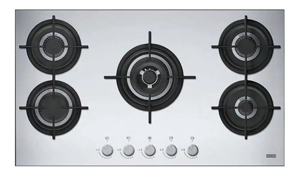 Franke Built-In Gas Hob, 5 Burners, 90 cm, Stainless Steel - FHCR 905 4G TC HE XA C