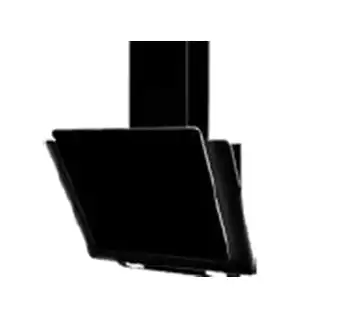 Elba Digital Decorative Hood, 60 cm, Black - XCH 641 BK