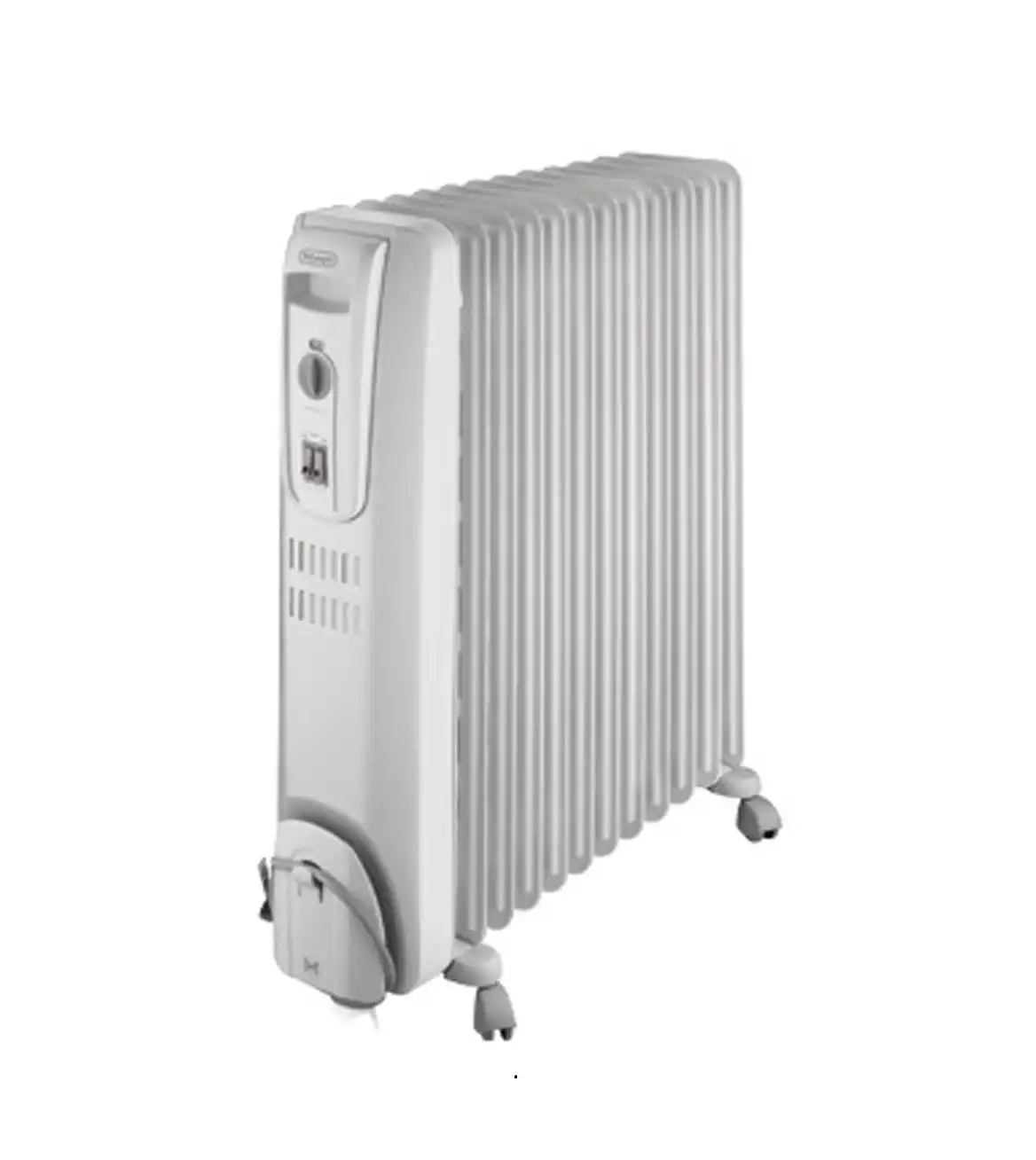 DeLonghi Oil Heater, 9 Fins, 2000 Watt, White - KH770920W