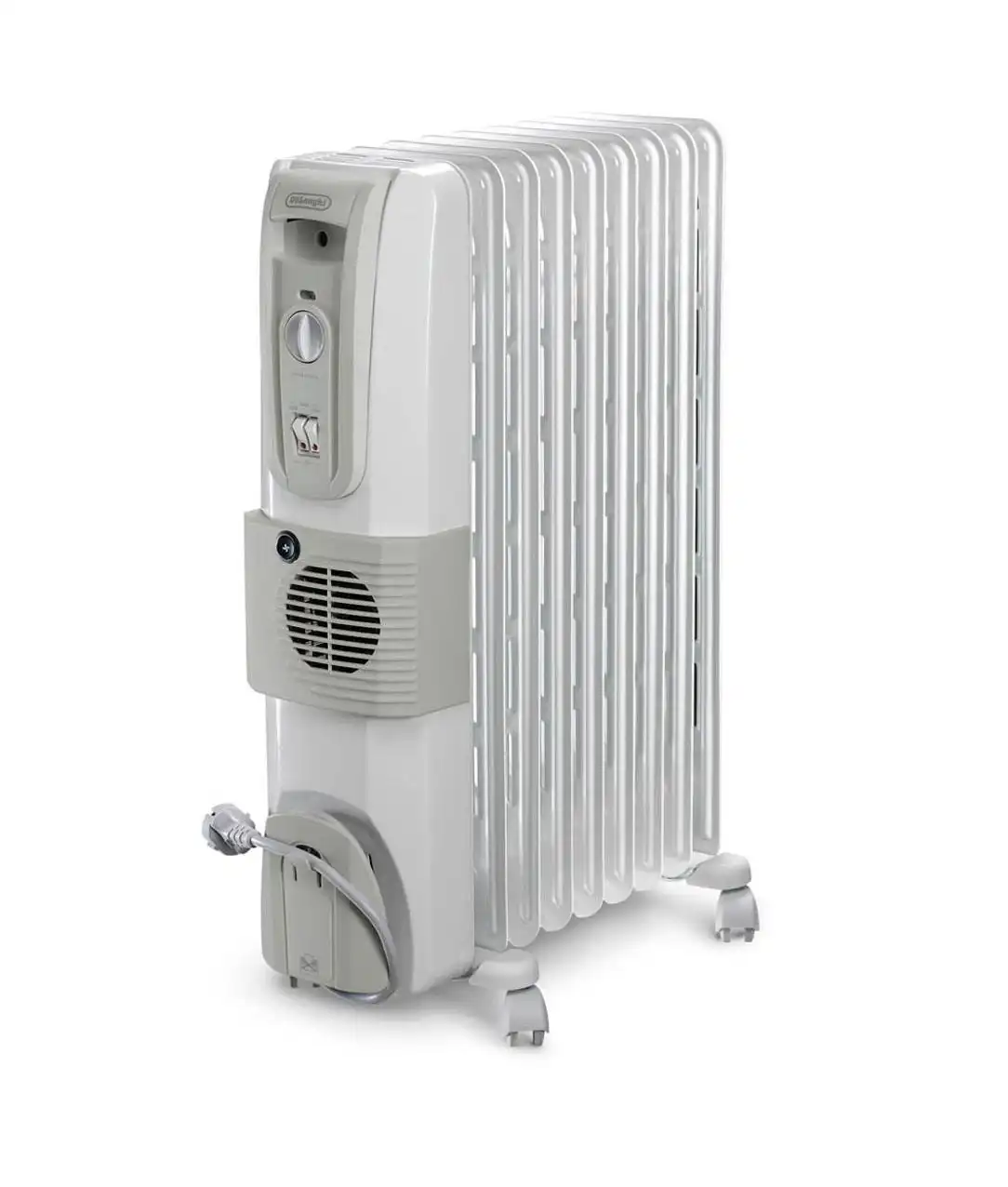 ديلونجي دفاية زيت  9 ريشة، 2500 واط، ابيض - KH770925V