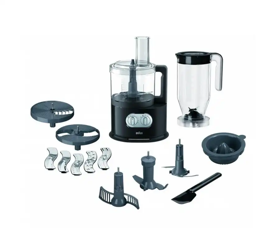 Braun IdentityCollection Food Processor, 1000 Watt, Black - FP5150