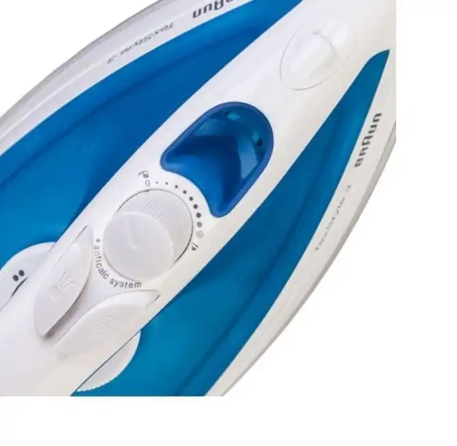 براون مكواة بخار ، 2000 واط، ابيض / ازرق - TS 340 C