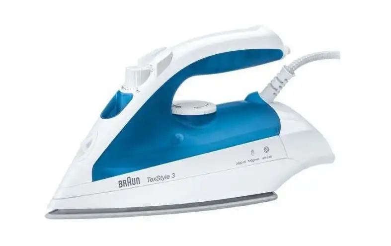 براون مكواة بخار ، 2000 واط، ابيض / ازرق - TS 340 C