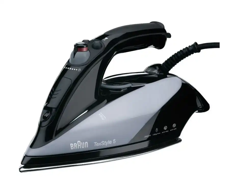 براون مكواة بخار تكستايل 5، 2000 واط، اسود - TS545TPS