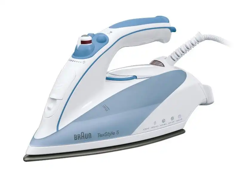 براون مكواة بخار تيكستايل 5، 2000 واط، ابيض/ازرق - TS525A