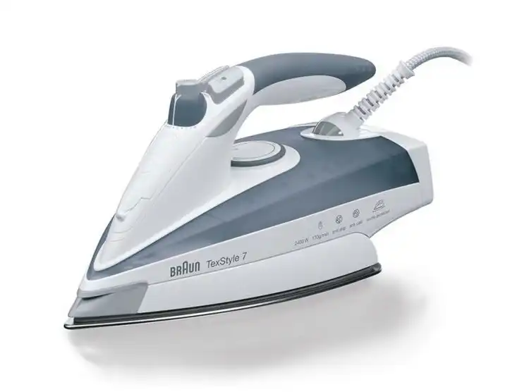 Braun TexStyle 7 Steam Iron, 2400 Watt, White / Grey - TS 775 TP