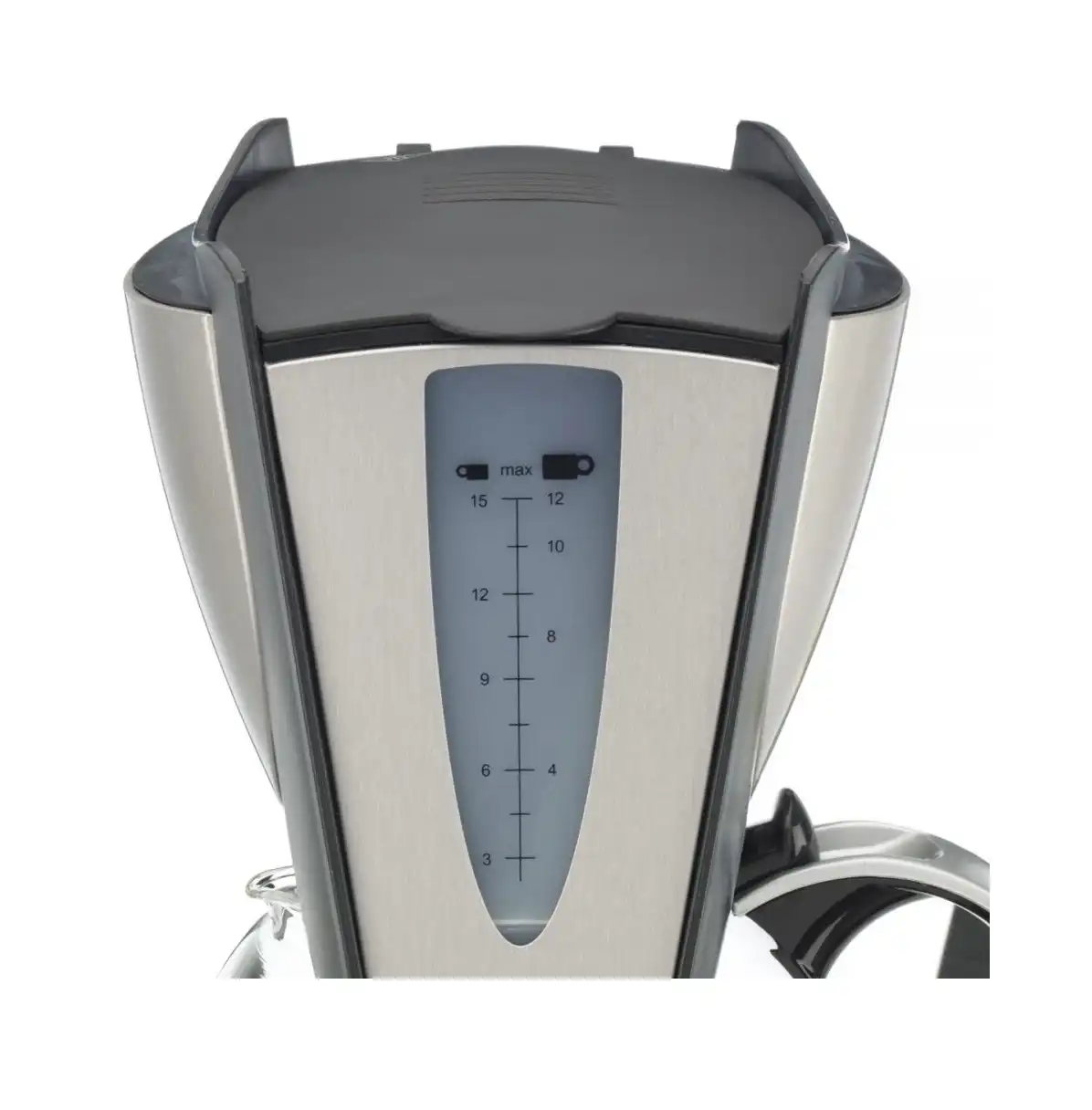 BLACK & DECKER Coffee Maker, 1000 Watt, Black / Silver - DCM80