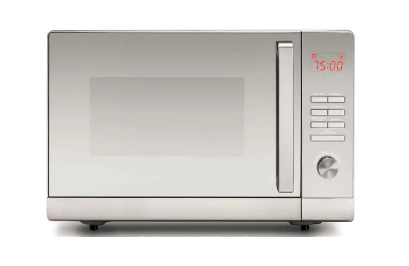 BLACK & DECKER Digital Microwave Oven With Grill, 30 Liter, 900 Watt, Silver - MZ30PGSS