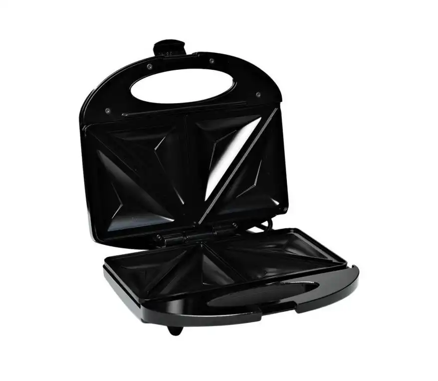 BLACK & DECKER Sandwich, 2 Slices, 600 Watt, Black - TS1000-B5