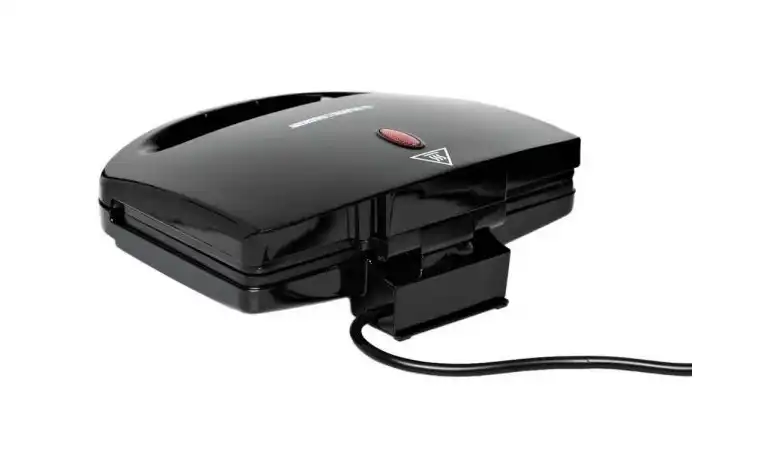 BLACK & DECKER Sandwich, 2 Slices, 600 Watt, Black - TS1000-B5