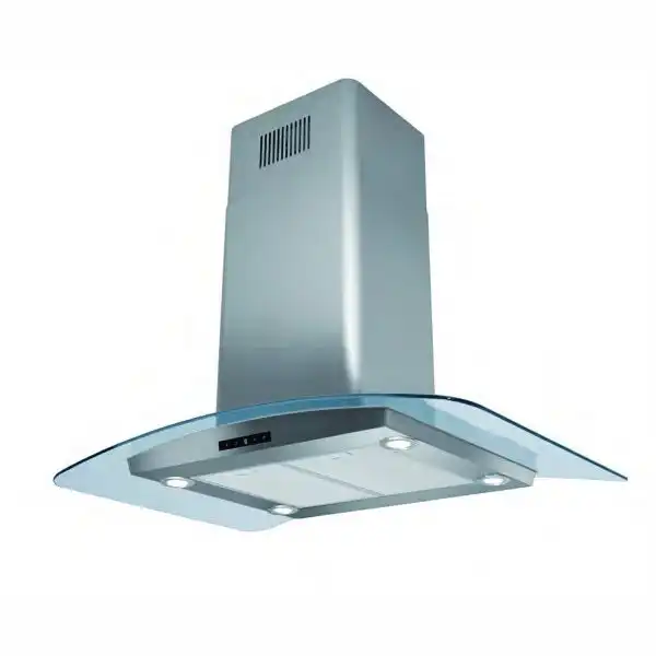 Elba Built-In Glass Hood With Chimney, Stainless Steel, 90 cm - ECH 9665 GLX