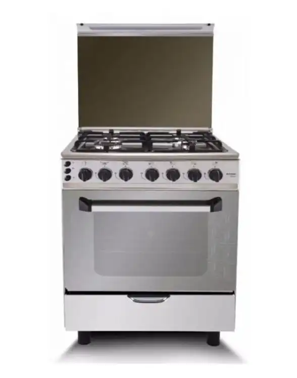 Fresh Freestanding Gas Cooker, 4 Burners, 60 cm, Inox - 500003440