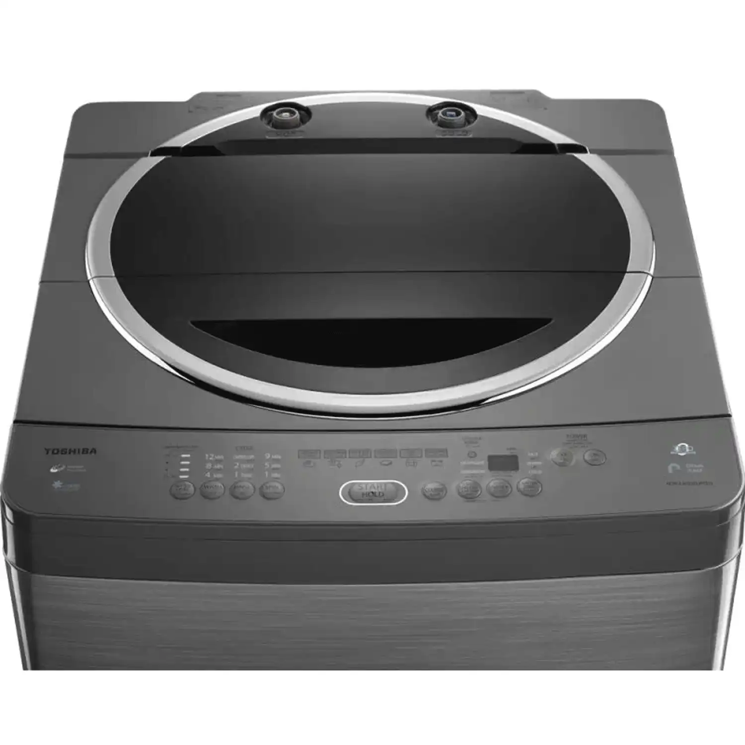 TOSHIBA Washing Machine Top Automatic 10 Kg With Pump, Silver - AEW-E1050SUP(SS)