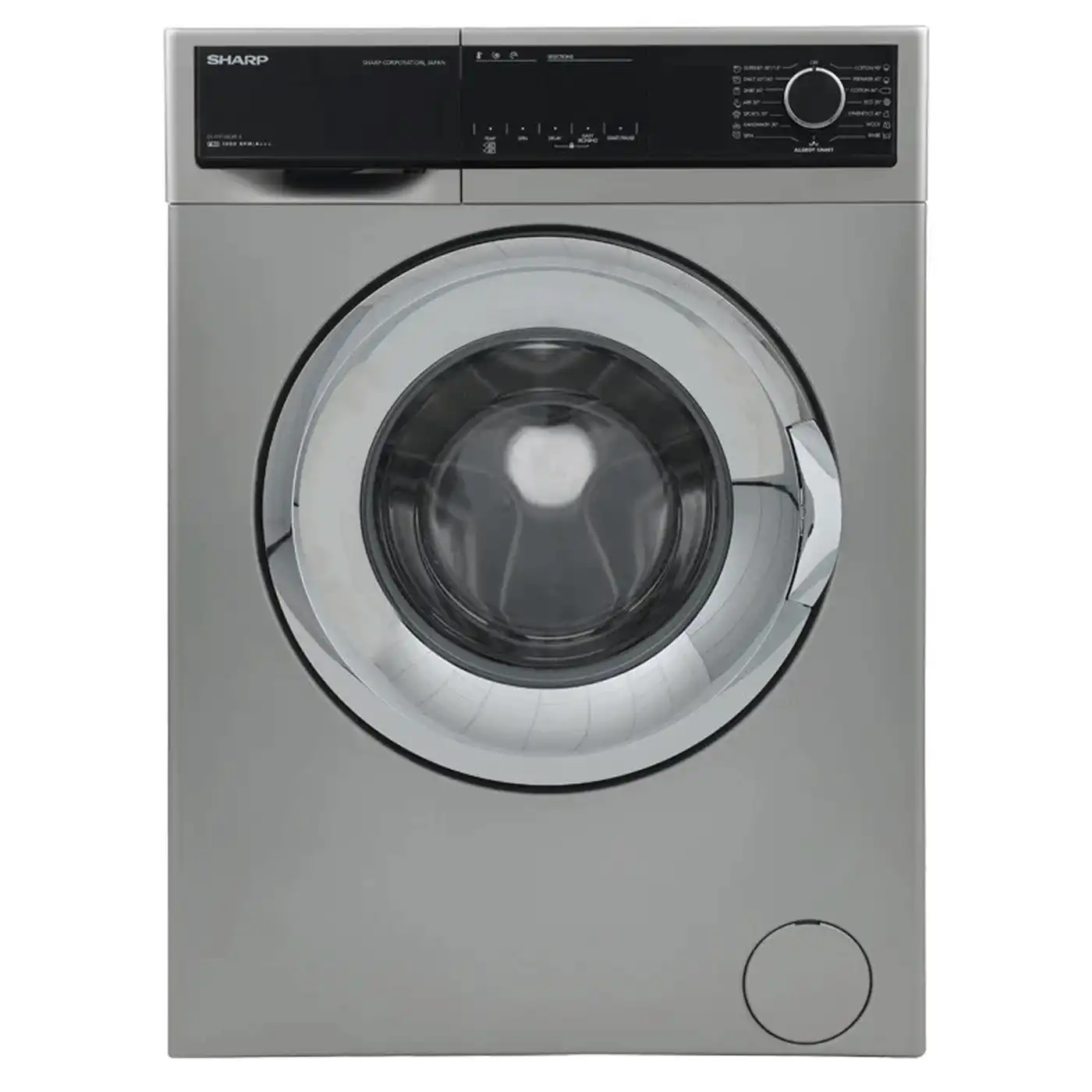 SHARP Washing Machine Fully Automatic 7 Kg, Silver - ES-FP710CXE-S