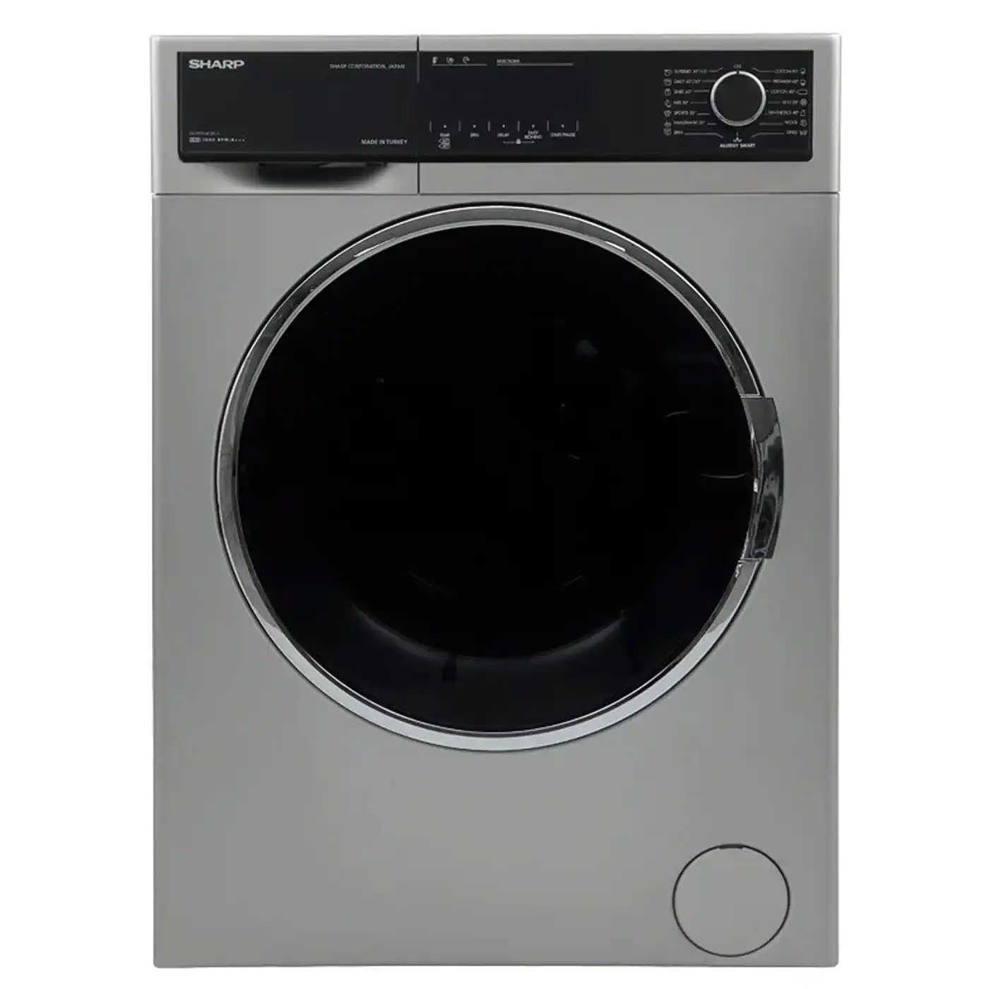SHARP Washing Machine Fully Automatic 9 Kg, Silver - ES-FP914CXE-S