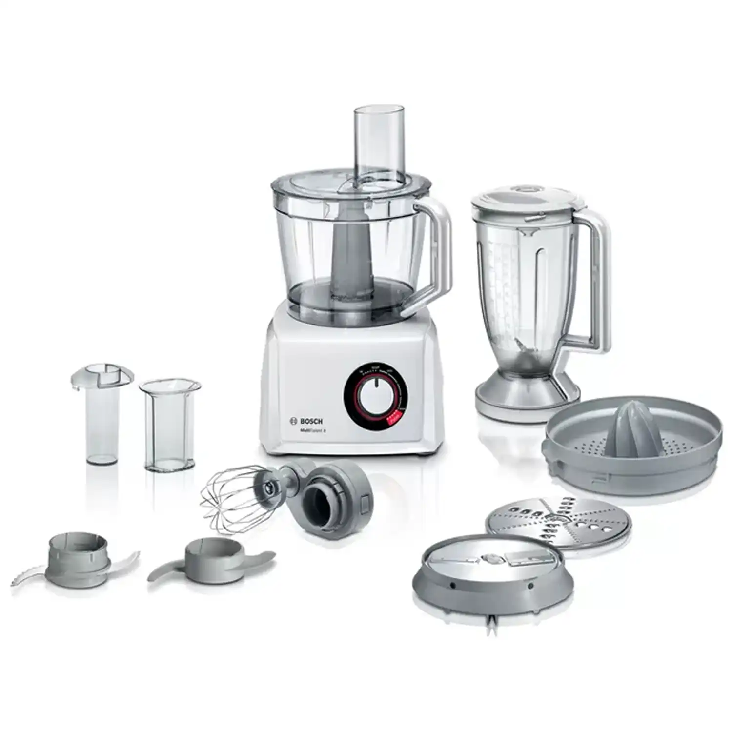 Bosch Food processor MultiTalent 8, 1100 W, White - MC812W620
