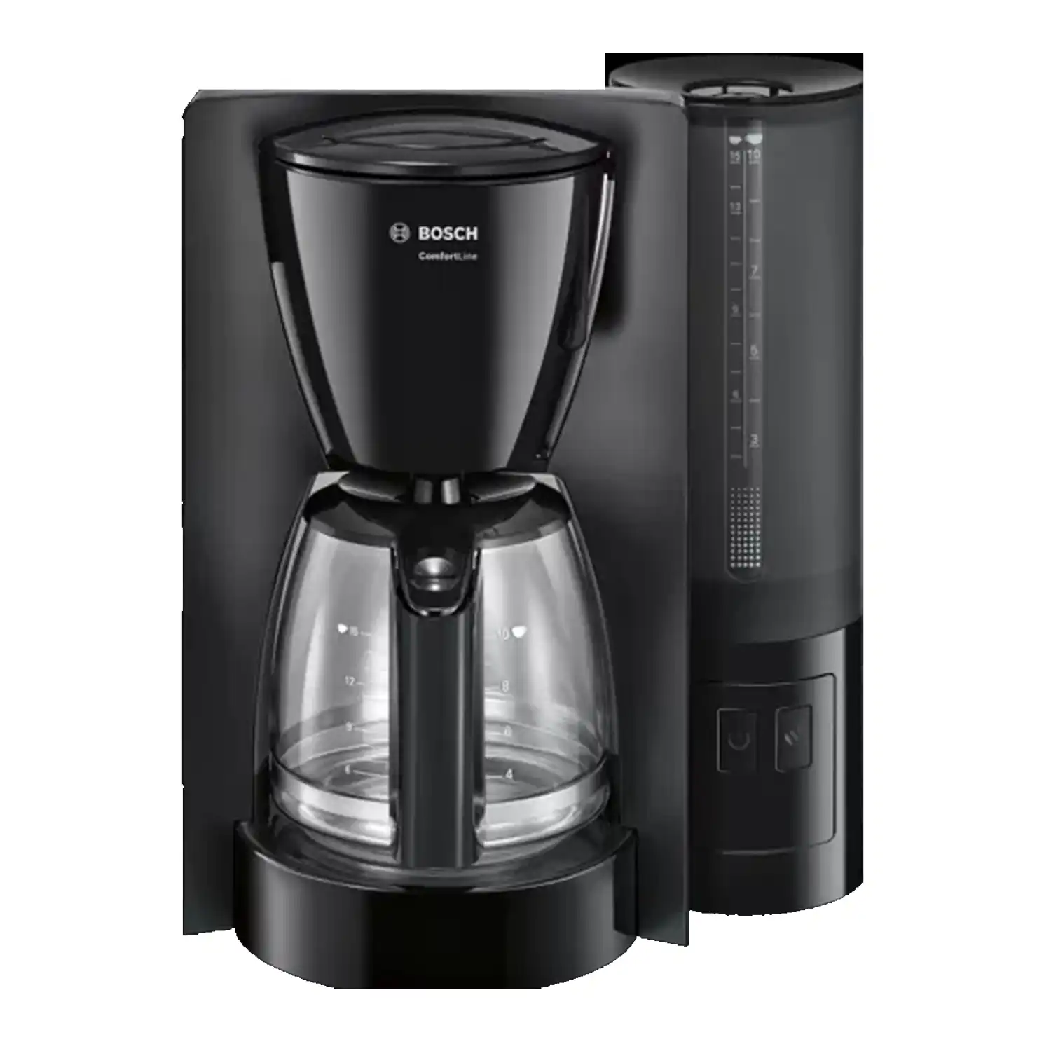 Bosch ComfortLine Coffee Maker, 1200 Watt, Black - TKA6A043