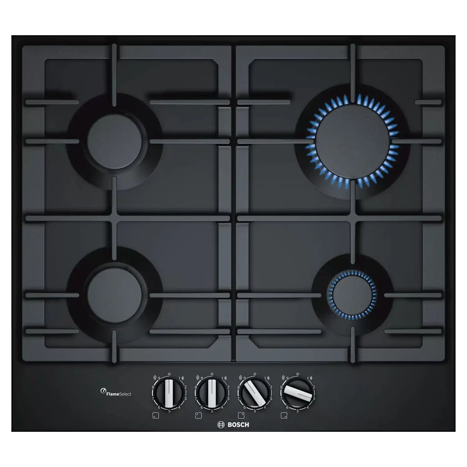 BOSCH Serie 6 Gas hob, 60 cm, Black - PCP6A6B90
