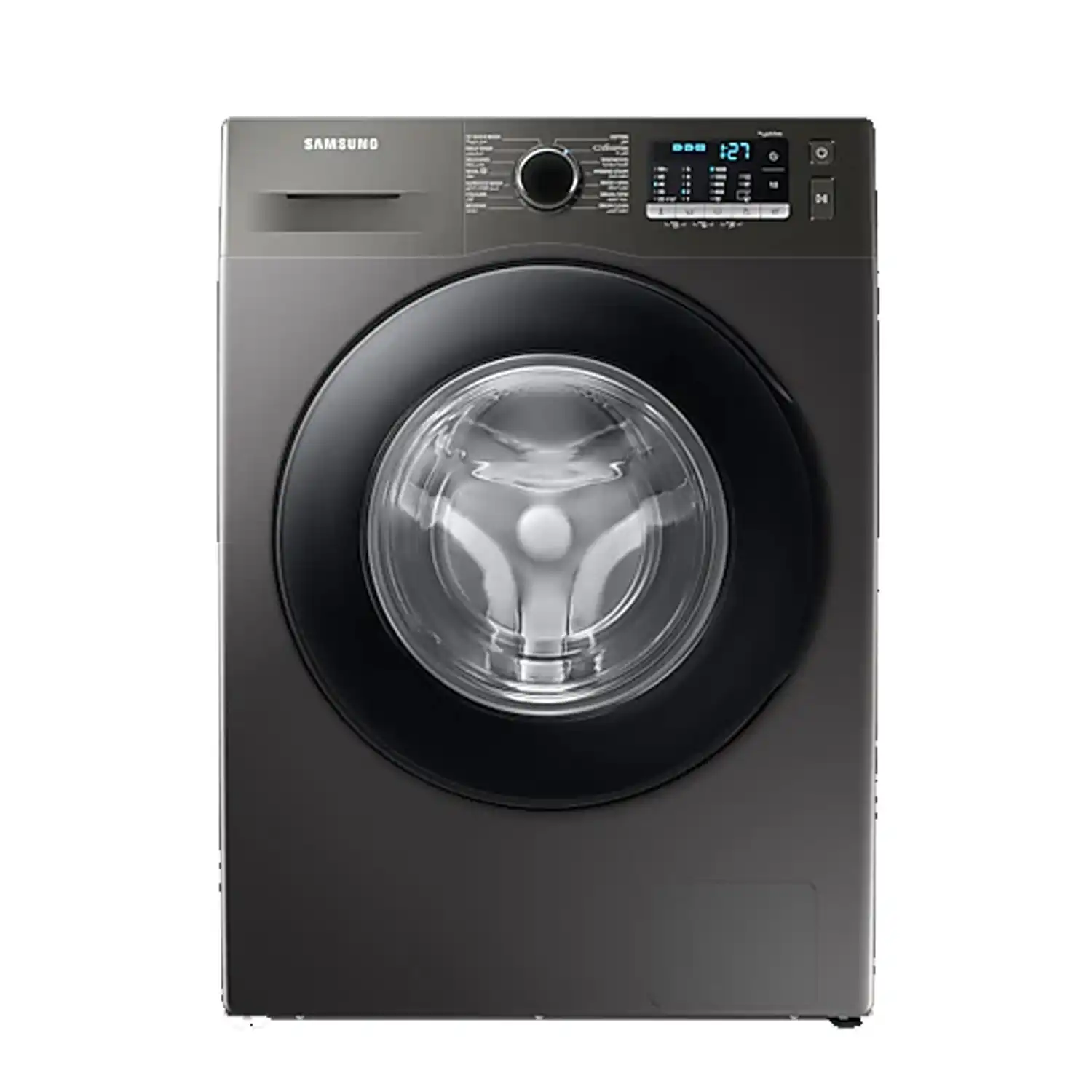SAMSUNG WASHING MACHINE 9KG 1400RPM DIGITAL INVERTER ECO BUBBLE STEAM INOX WW90TA046AX1AS