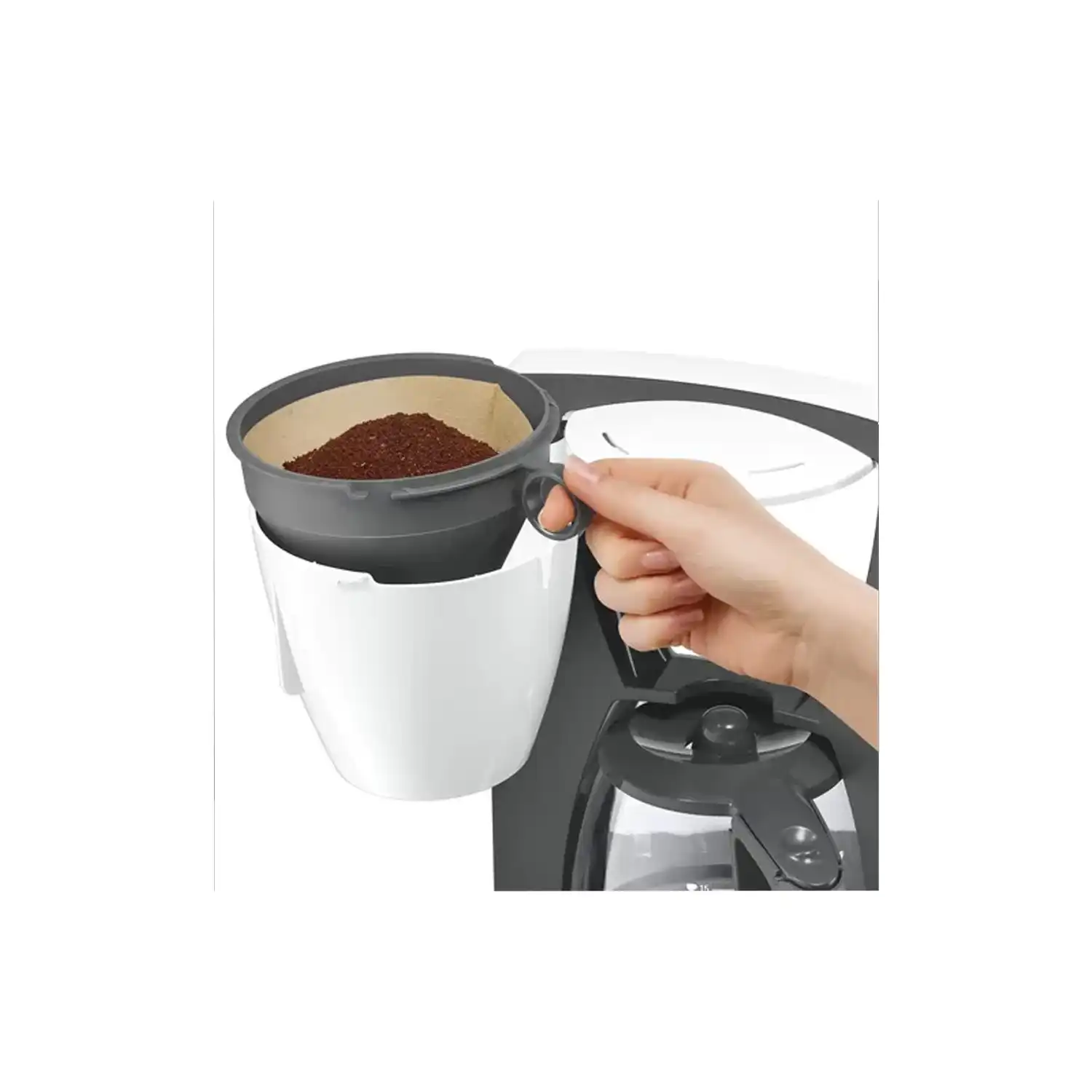 BOSCH COFFEE MACHINE, 1200 WATT,  WHITE - TKA6A041
